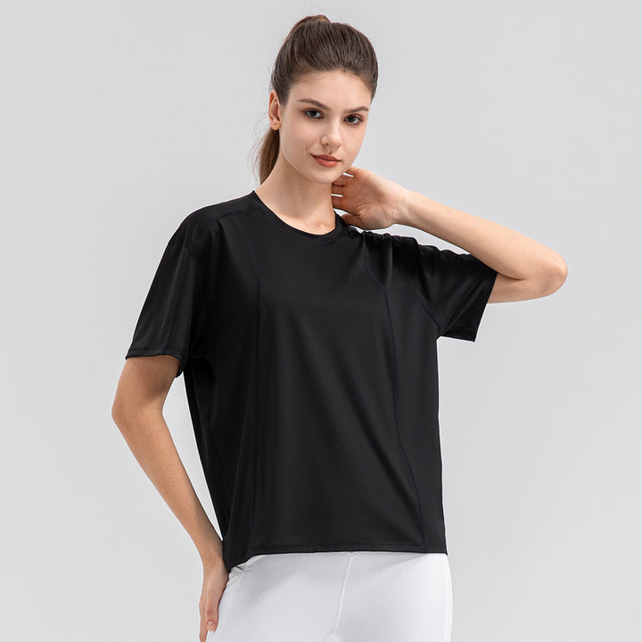 Dame Sporty funktionelt T-shirt med åndbar teknologi og løs pasform Stilla