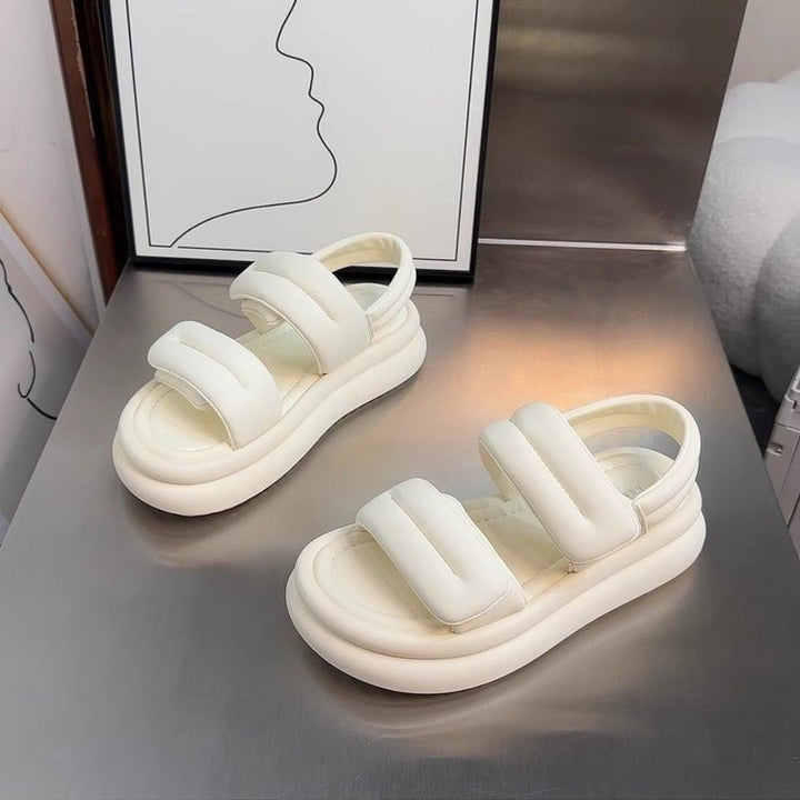 Dame komfort-sandaler med dæmpende remme og ergonomisk sål Stilla