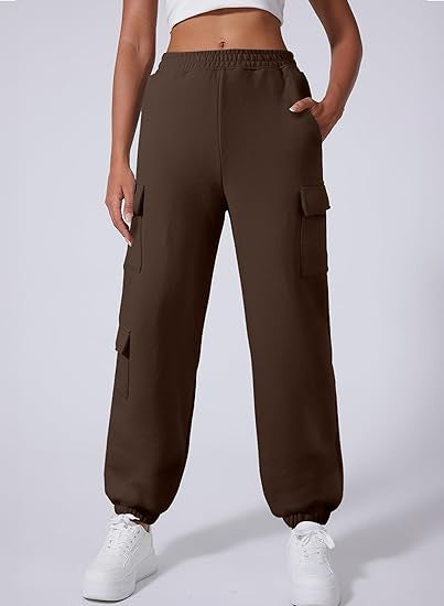 Dame Cargo-Style Sweatpants Stilla
