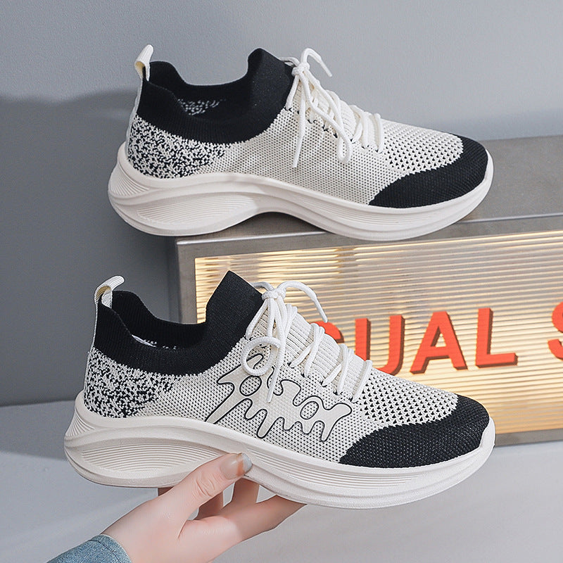 Dame Åndedrætsvenlige Sneakers med fleksibel Sål og moderne Design Stilla