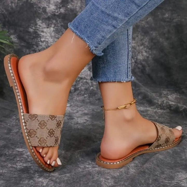 Stilfulde Dame-Casual-Slidesandaler Stilla