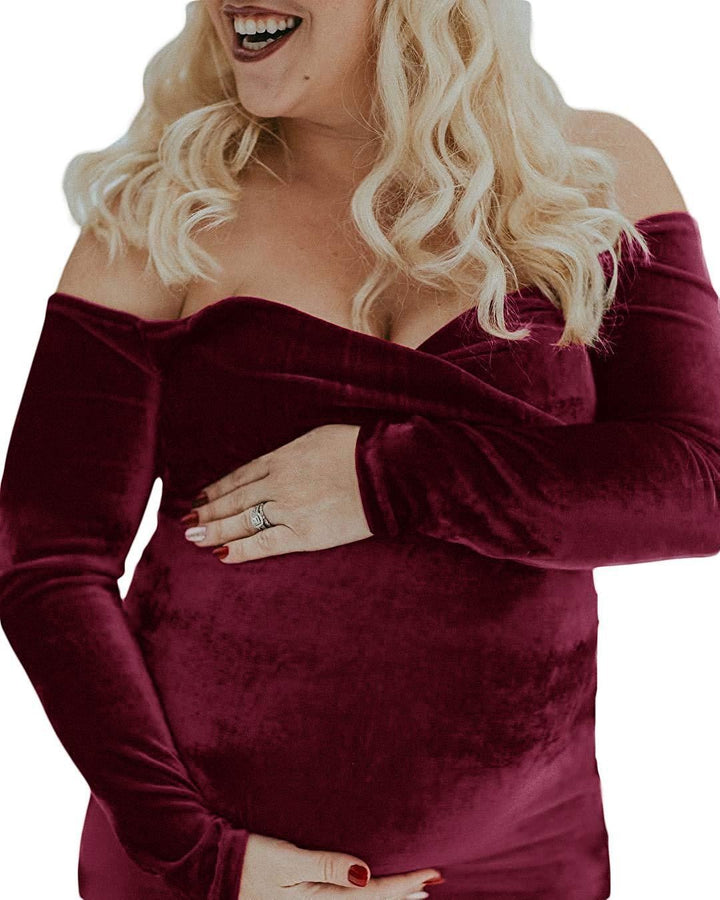 Dame Off-Shoulder Luxus Stillkjole Stilla