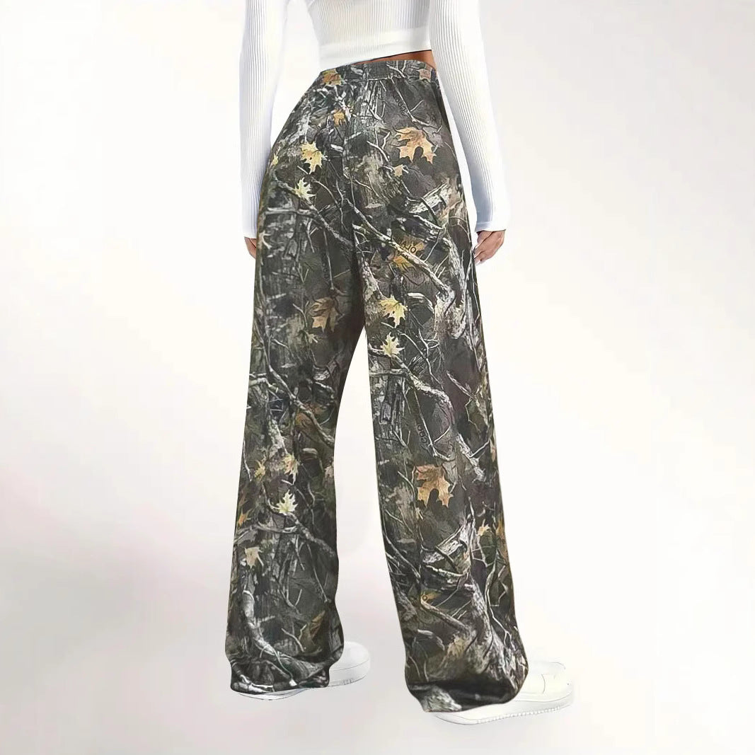 Dame Camouflage Fritidsbukser Stilla