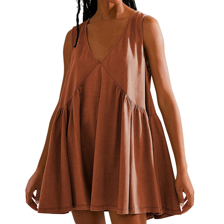 Femme Flowing A-Line Mini Kjole Stilla