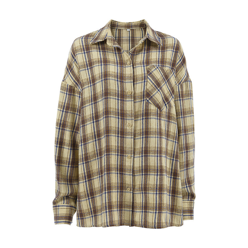 Dameternetternet skjorte i afslappet oversized stil Stilla