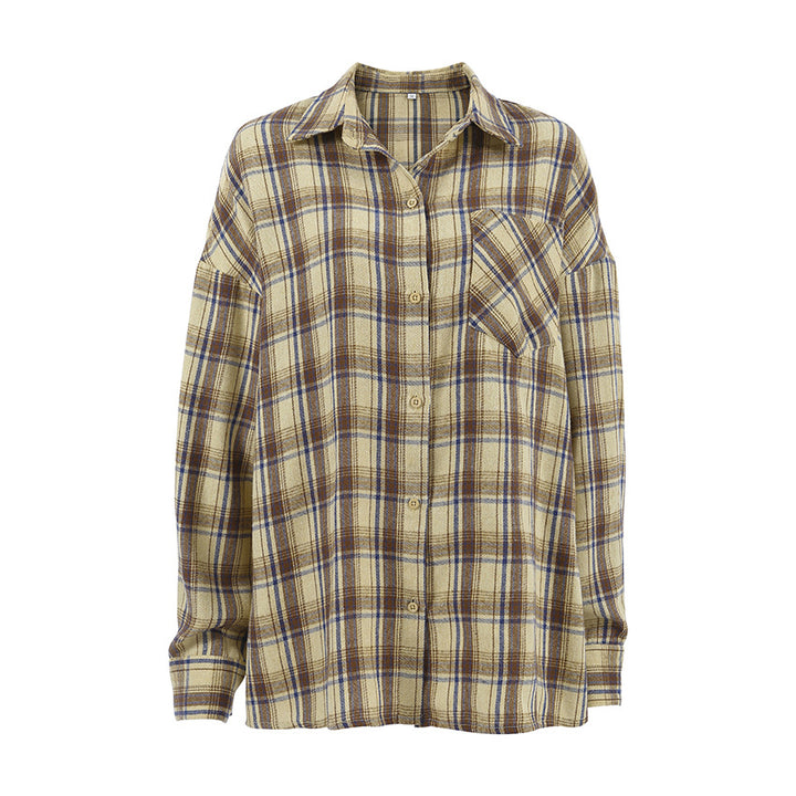 Dameternetternet skjorte i afslappet oversized stil Stilla