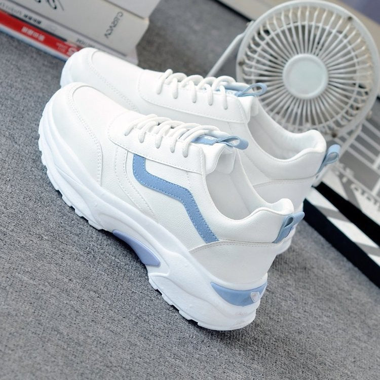 Dame sporty sneakers med skridsikker sål og åndbar overmaterialekombination Stilla