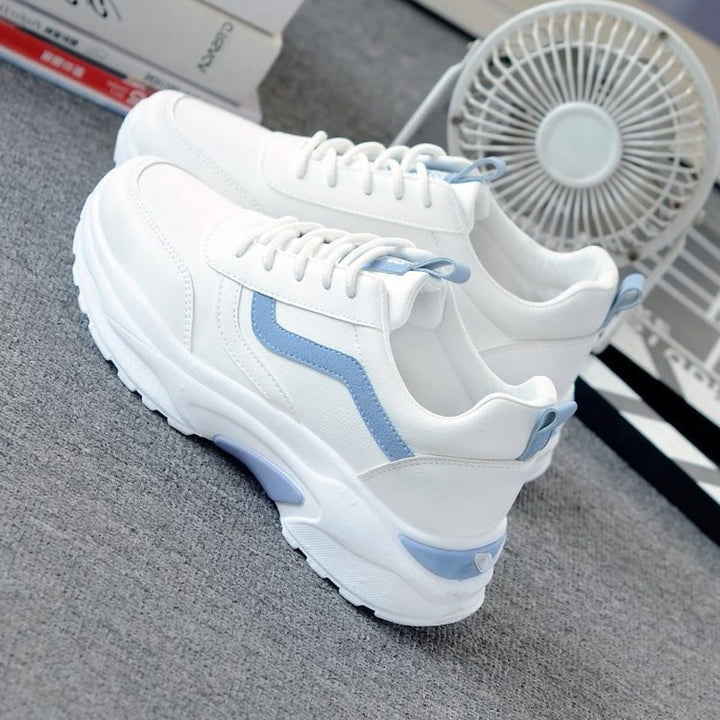 Dame sporty sneakers med skridsikker sål og åndbar overmaterialekombination Stilla