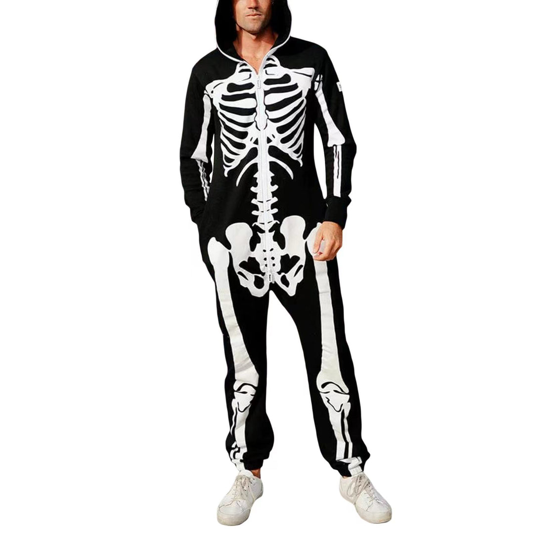 Herrer Skelettryk Hætteklædning Stilla