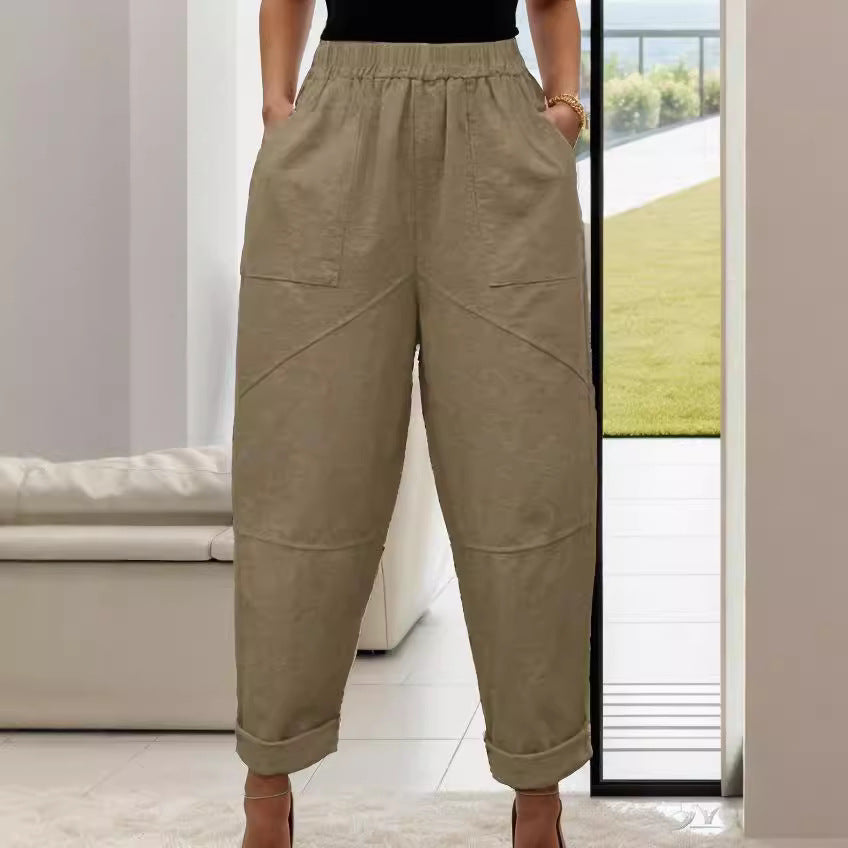 Dame Relaxed Fit Utility-Bukser Stilla