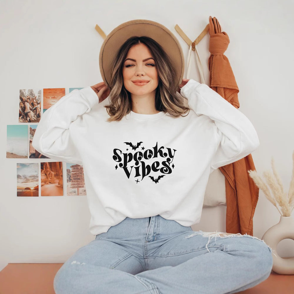 Kvinders sweatshirt med legende Halloween-design og komfortabel pasform Stilla