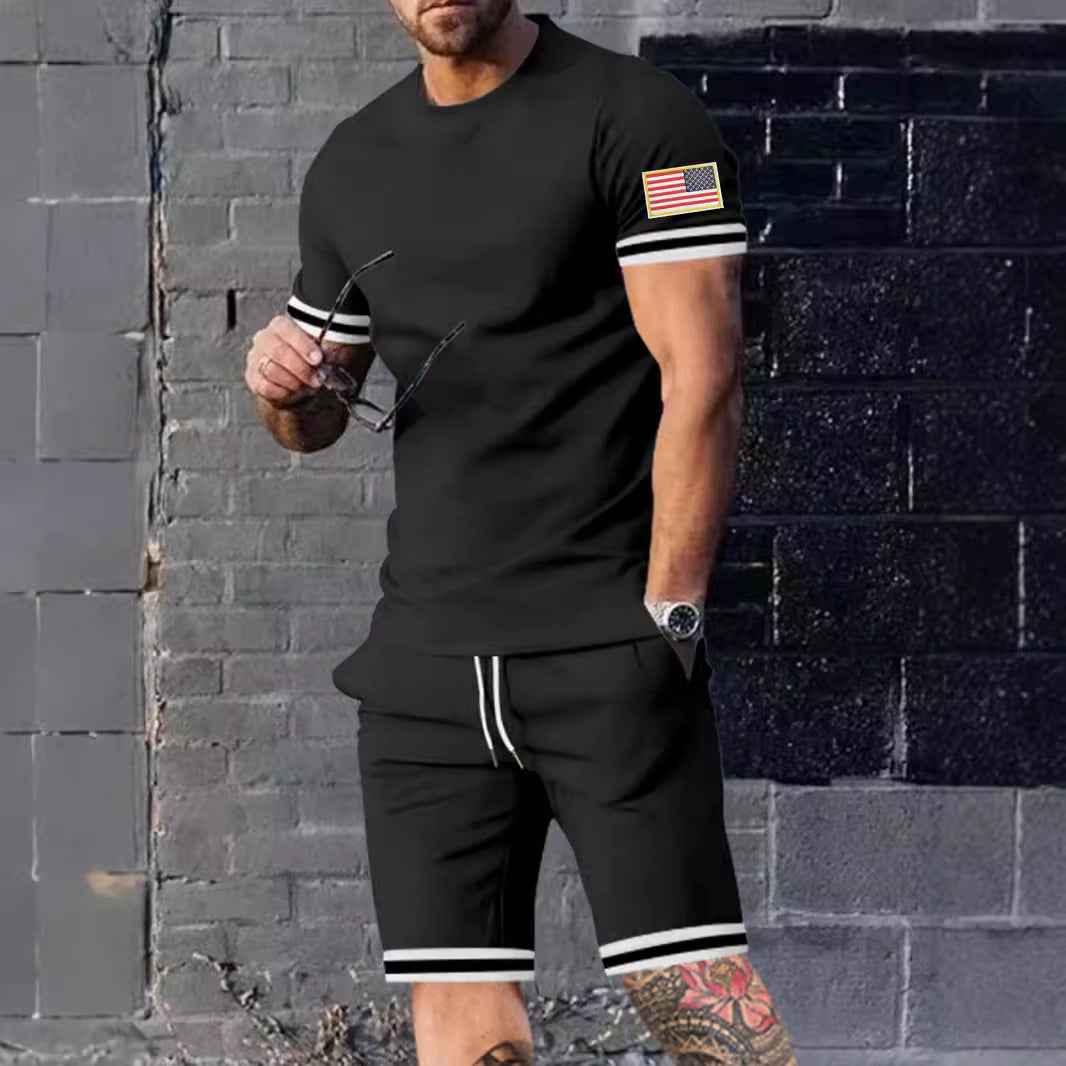 Herrer fritids-shorts og T-shirt sæt Stilla