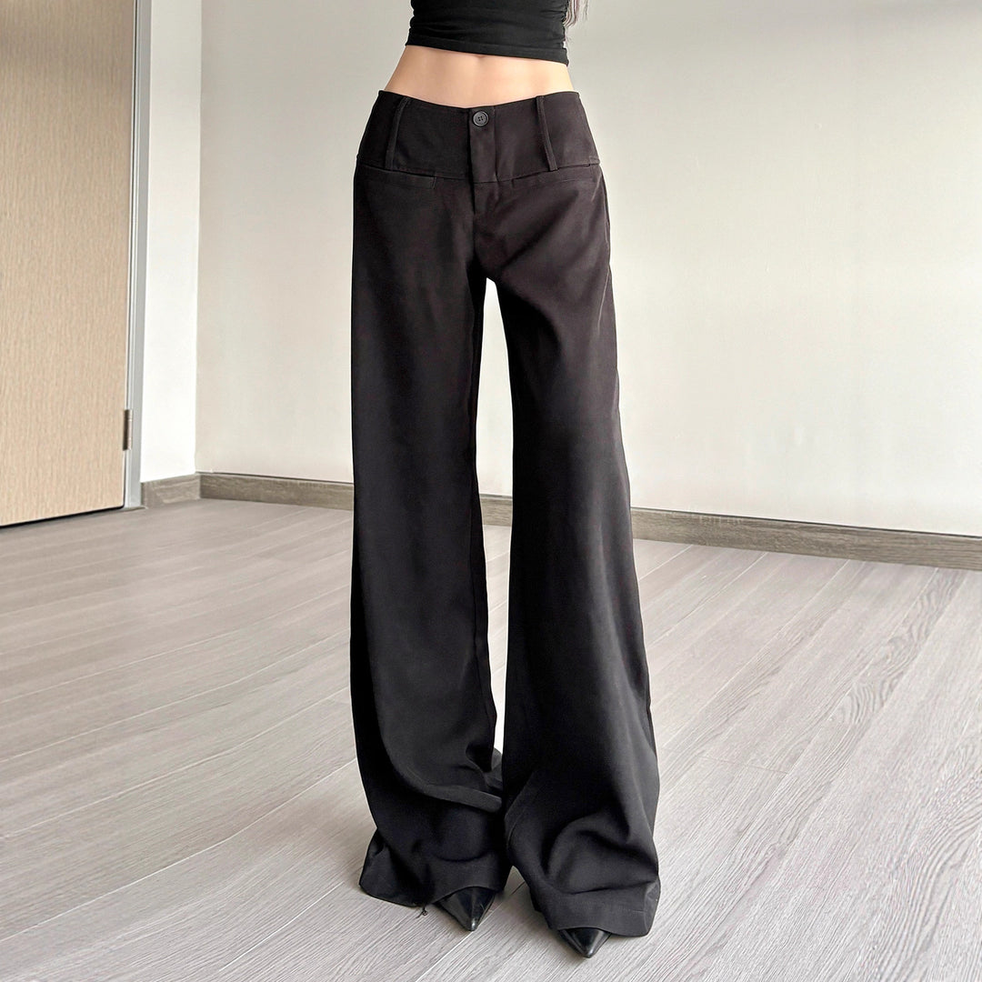 Damer Bred High-Waist-Bukser Skovae