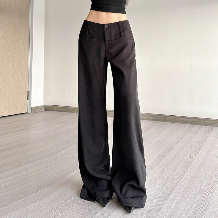 Damer Bred High-Waist-Bukser Skovae