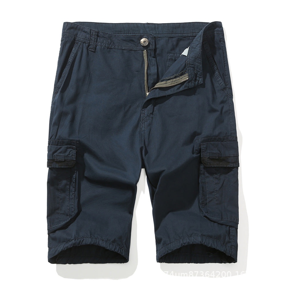 Herrer Cargo-short med sidelommer og behagelig pasform Stilla