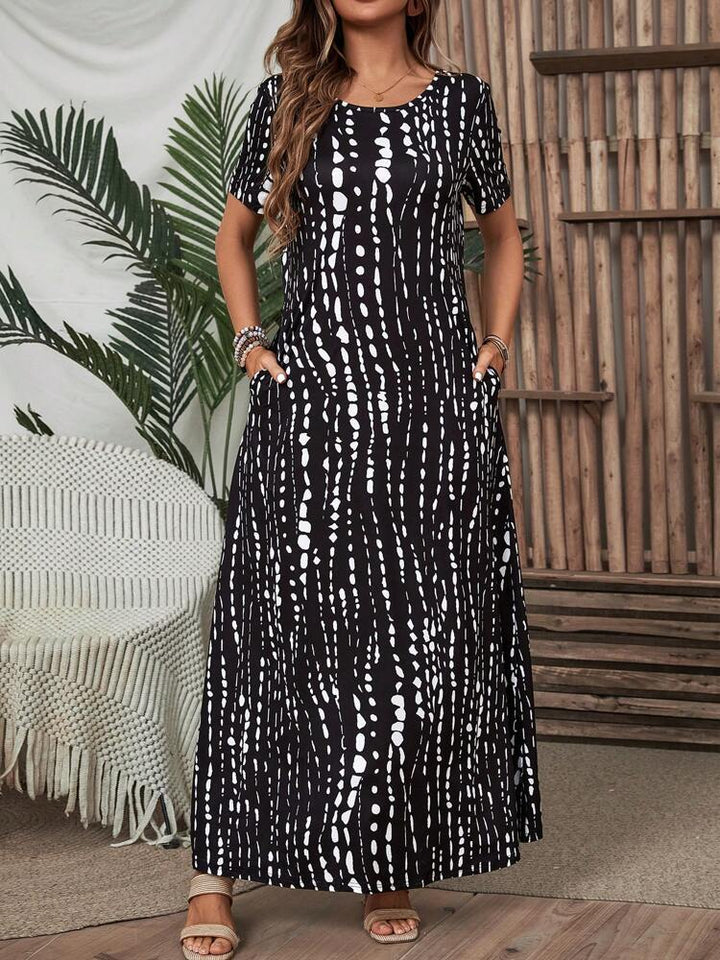 Dame Casual Maxi Kjole Stilla