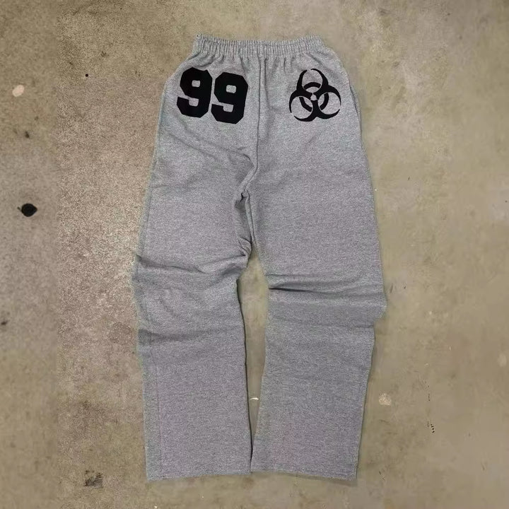 Kvinders sweatpants med urban biohazard design og komfortabel pasform Skovae