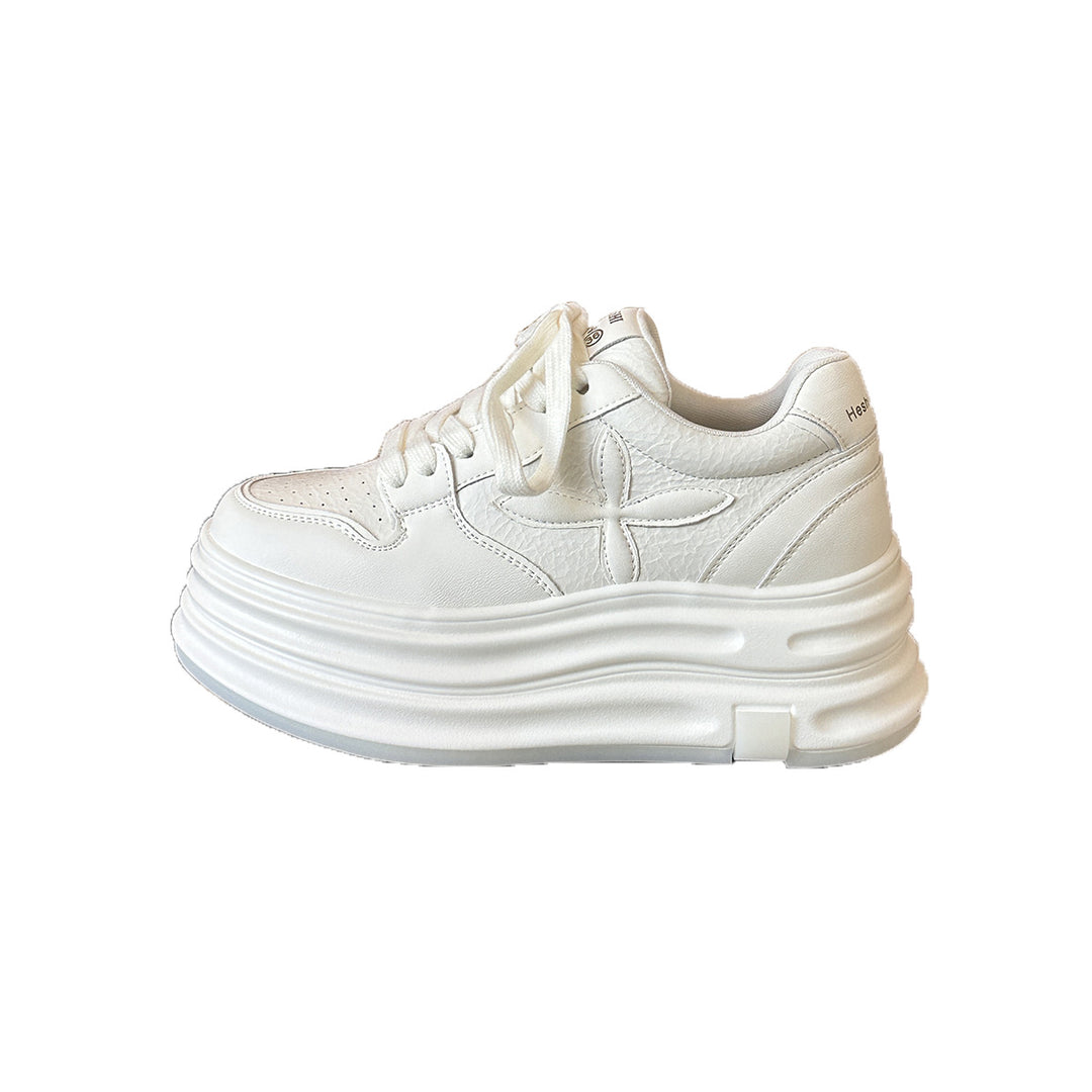 Dame platform sport sneaker med tykt såledesign Stilla