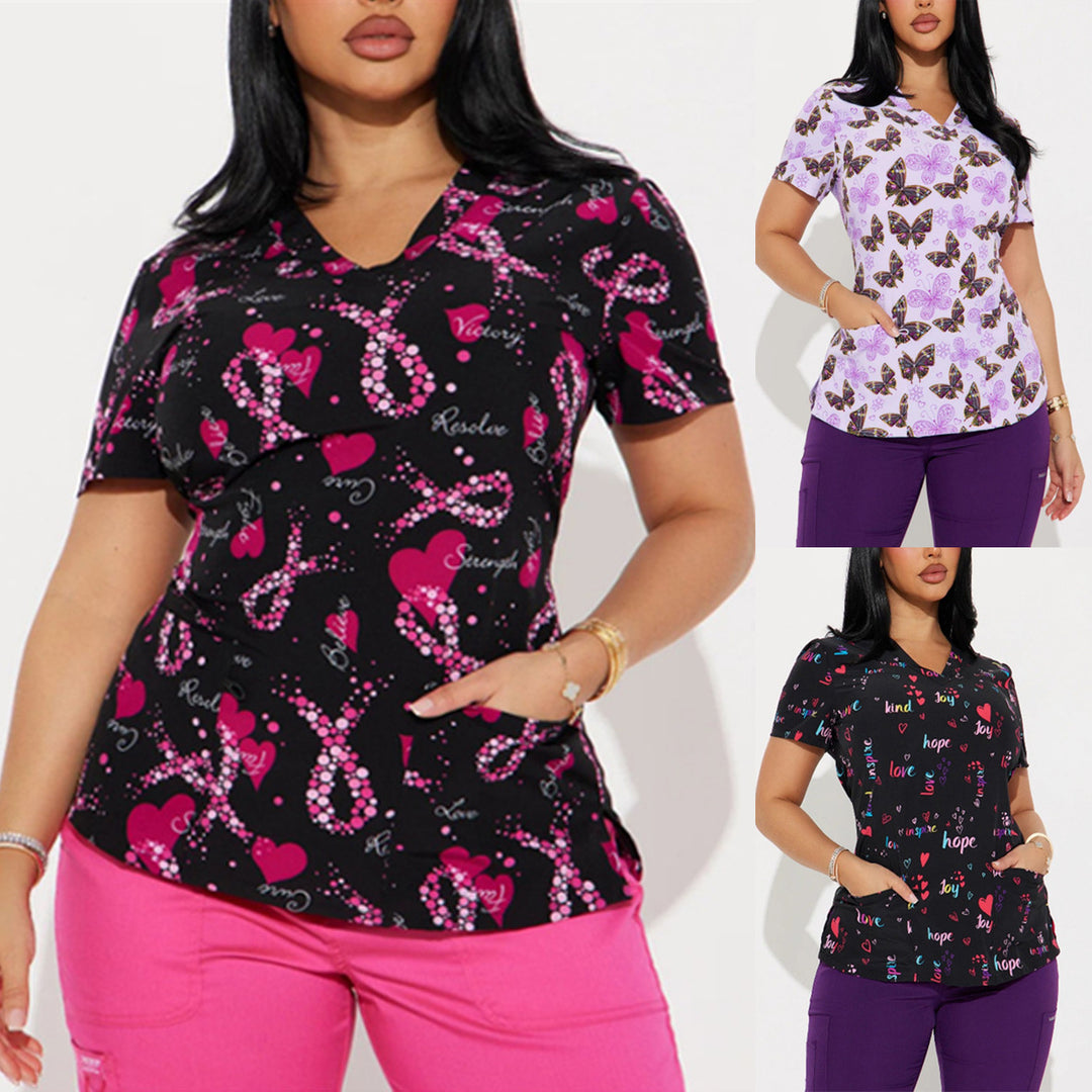 Dame plejeoverdel med moderne sommerfugledesign Stilla