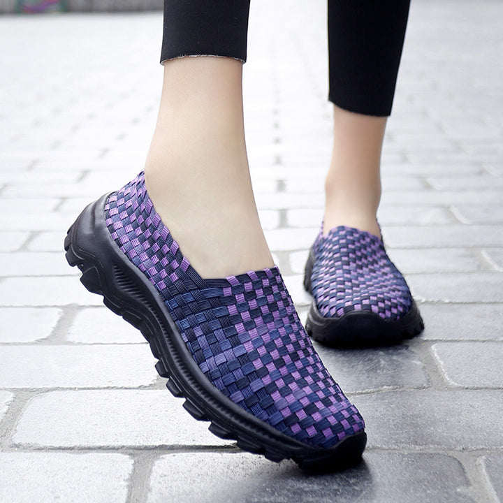 Dame Åndbare Slip-On Sko med Fleksibel Mesh-Overdel Stilla