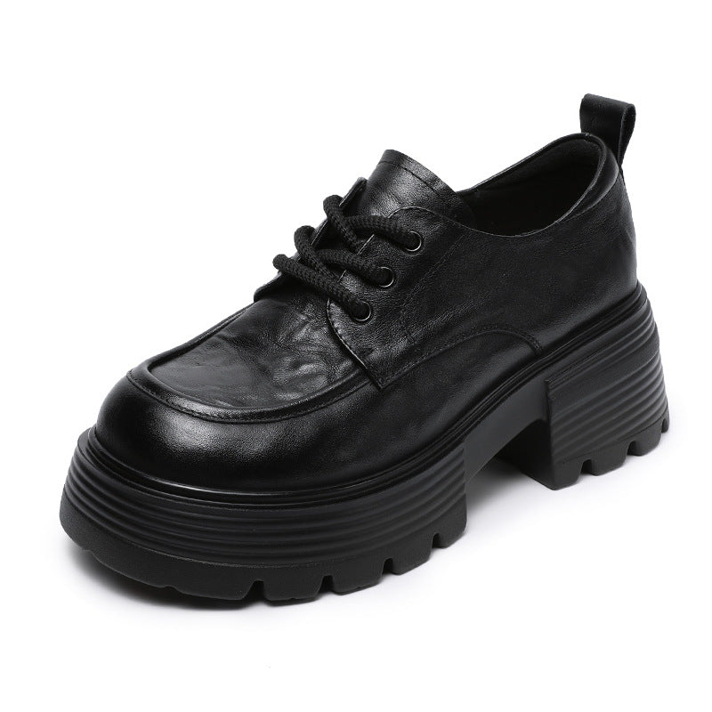 Dame Chunky Snørre-Platform-Sneakers Stilla
