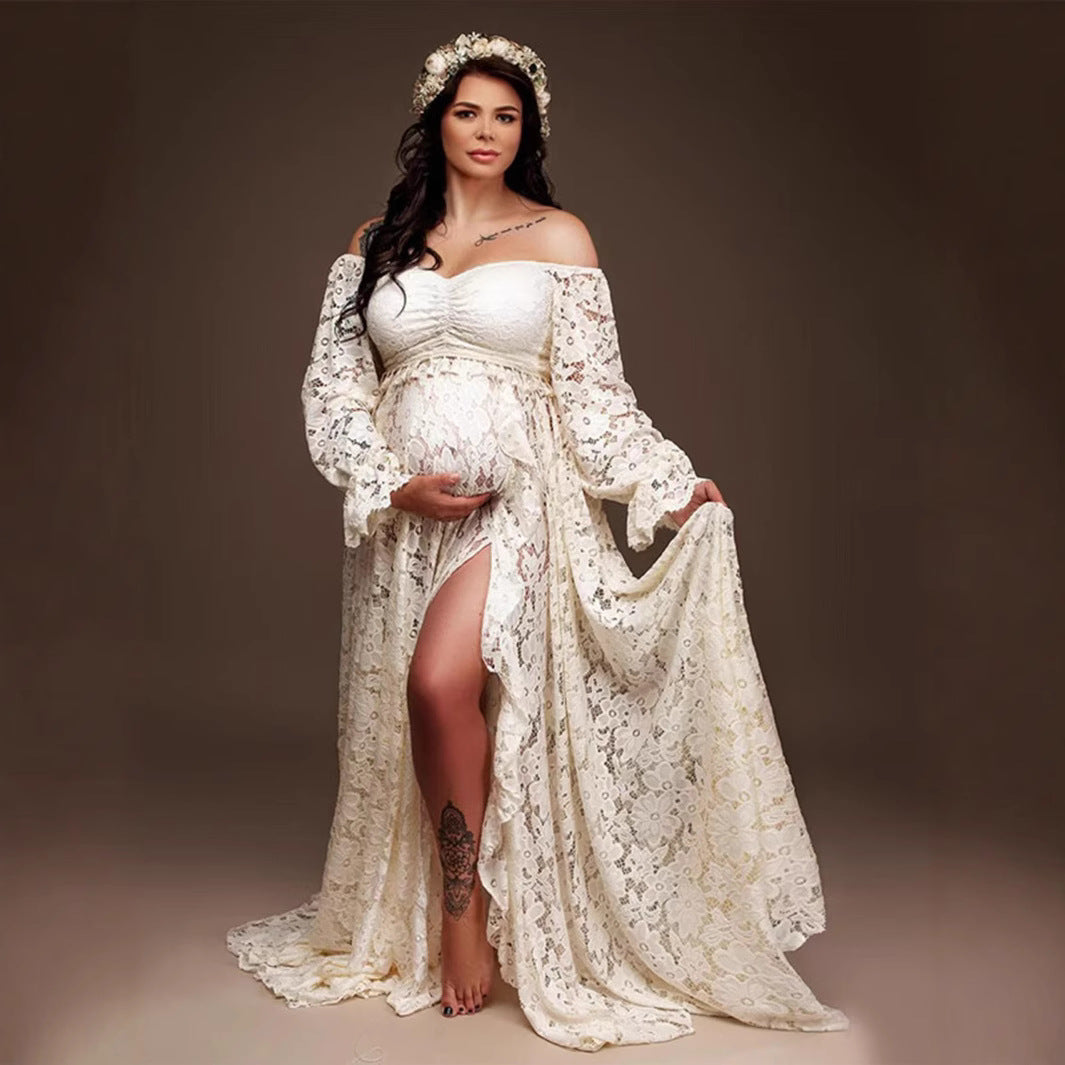 Dame Gravid Spids Kjole Stilla