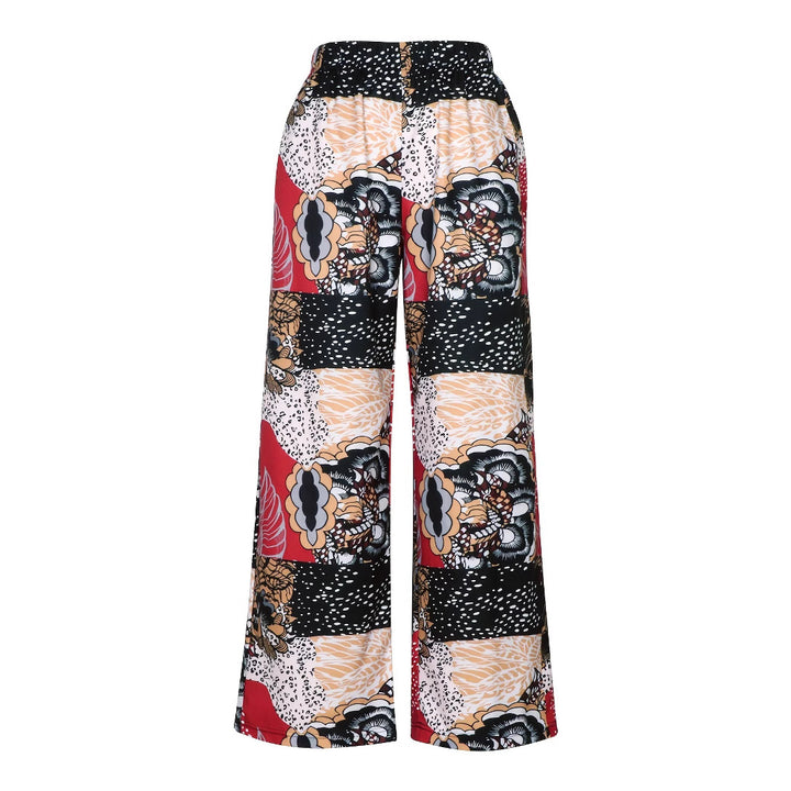 Femme Relaxed Fit Blomster Patchwork Bukser Stilla