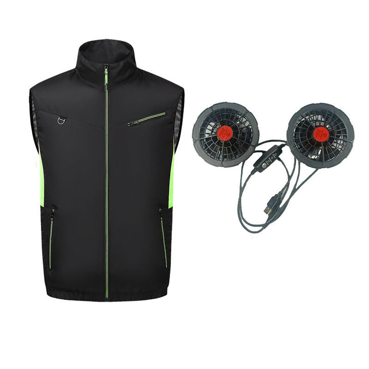 Unisex nan kompakt powerbank med dual-USB og USB-C ladeport samt LED-ladeindikator Skovae