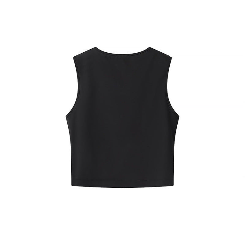 Stilla | Buckle-Set Metal spænde Strikket Top Skørt