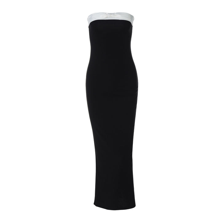 Dame Elegant figursyet aftenkjole med skulderfri design og raffineret stof Stilla