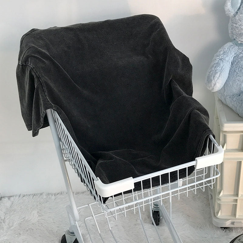 Dame T-shirt med kunstnerisk tryk og afslappet vintage-effekt Stilla