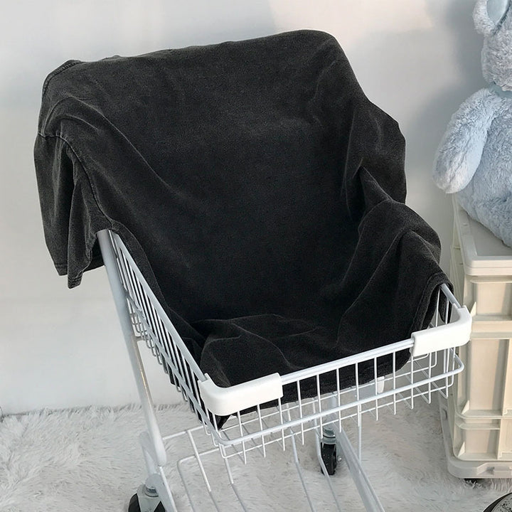 Dame T-shirt med kunstnerisk tryk og afslappet vintage-effekt Stilla
