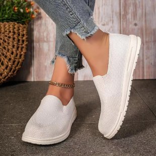 Dame Åndbar Slip-On Sneakers med fleksibelt Overmateriale Stilla