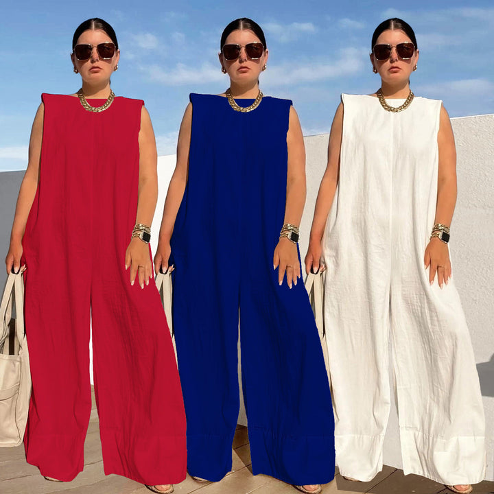 Dame Bredskåret Jumpsuit med elegant design Stilla