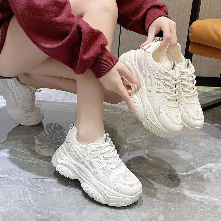 Dame Sporty Chunky Sneakers med åndbart mesh-overdel og støddæmpende sål Stilla