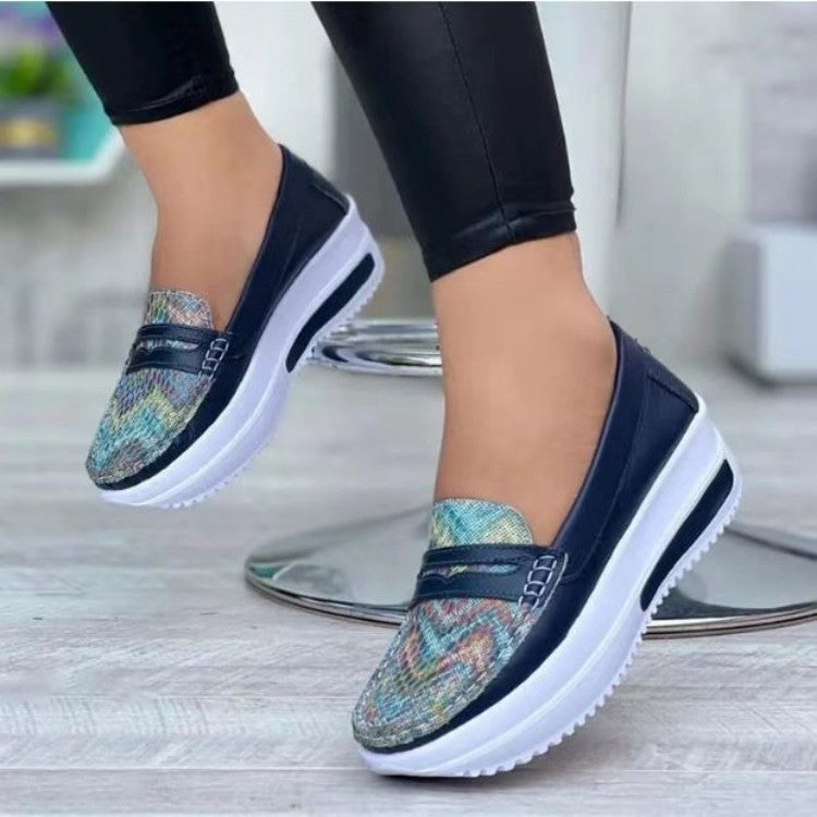 Dame Elegante Metalliske Slippers Stilla