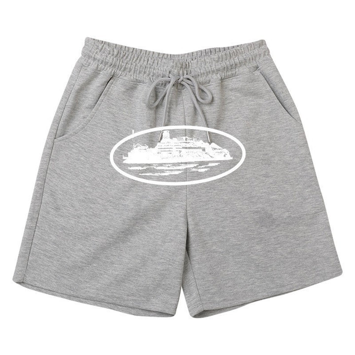 Kvinders komfortable sweat shorts med elastisk talje og sidelommer Skovae