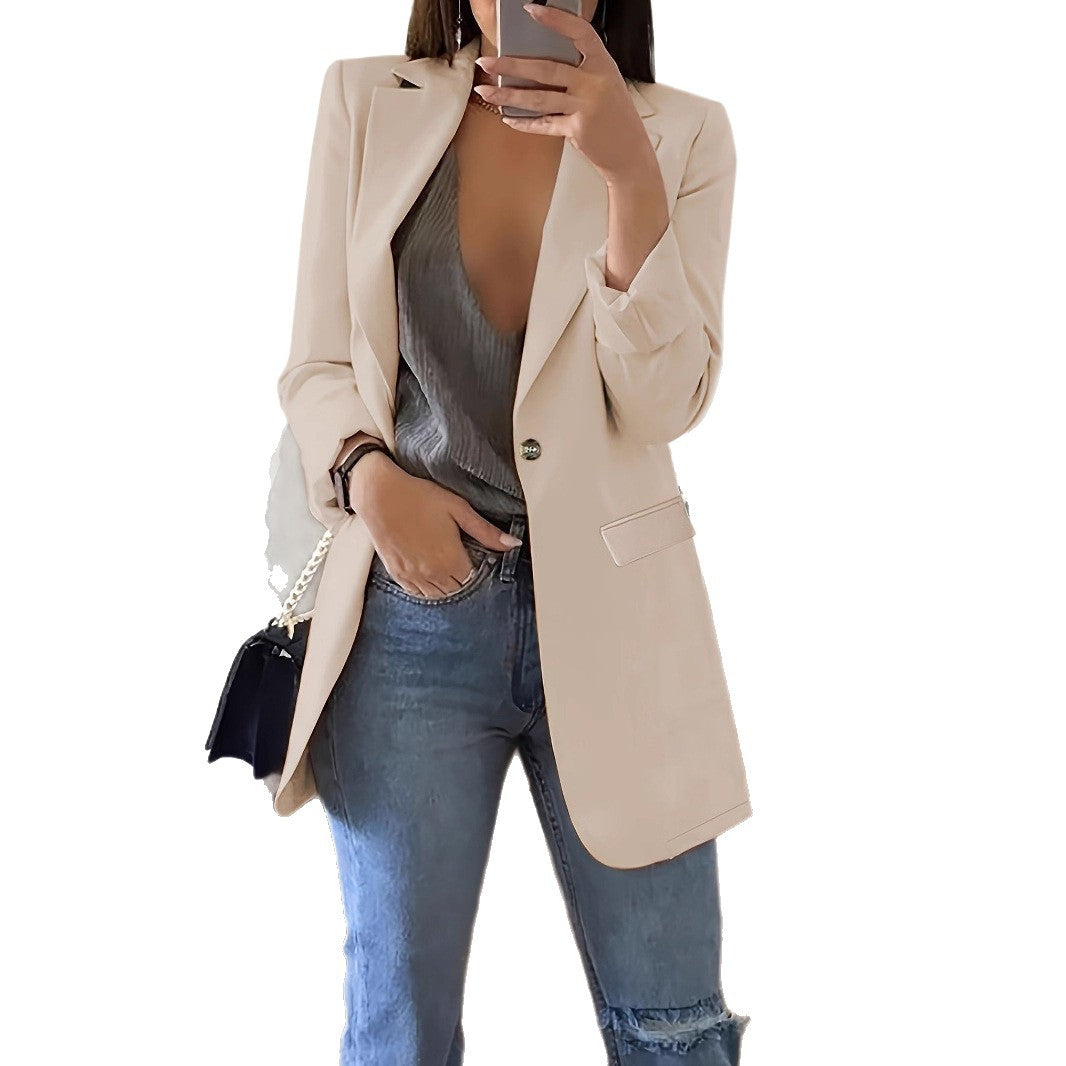 Dame stilfuld blazer med moderne snit og elegante detaljer Stilla