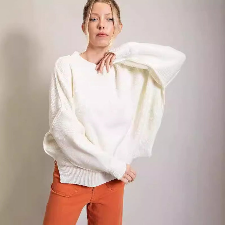 Femme Cozy Strikpullover Stilla