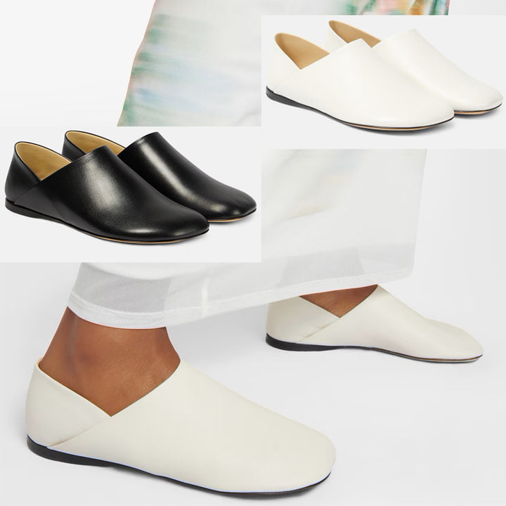 Femme Samtids Slip-On Mules Stilla