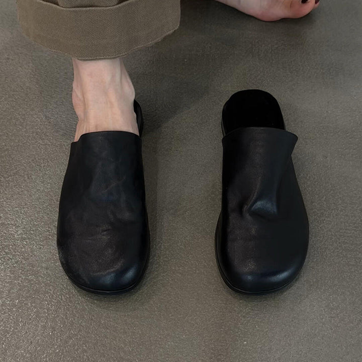 Herrer Contemporary Læder Pantoletten Stilla