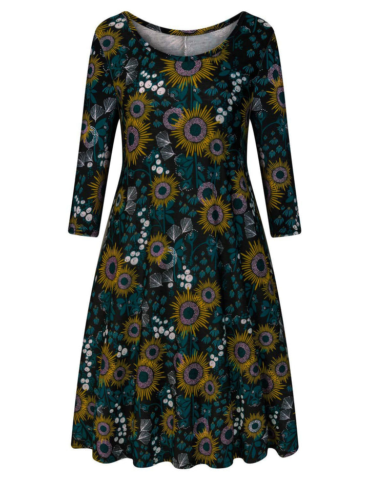 Dame Mode Tøj Kjole i elegant Boho-stil Stilla
