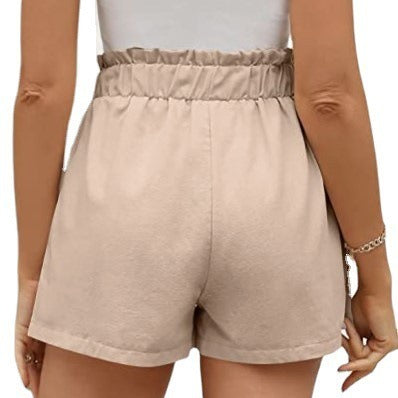 Kvinders shorts med elastisk talje og sidelommer Stilla