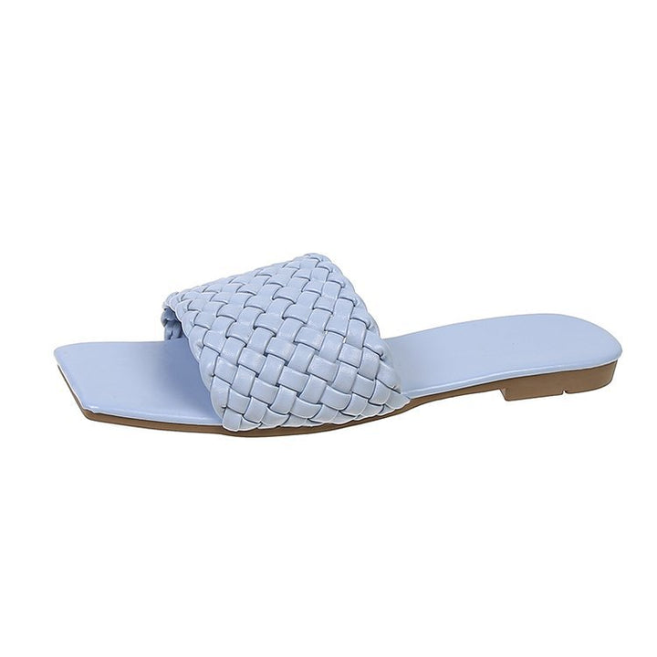 Damer Flettede Sandaler med bred rem og skridsikker sål Stilla