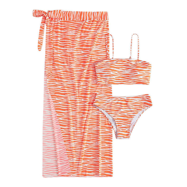 Damer To-delt Badeoutfit med afslappet Cut-Out-design og legende Volant Stilla