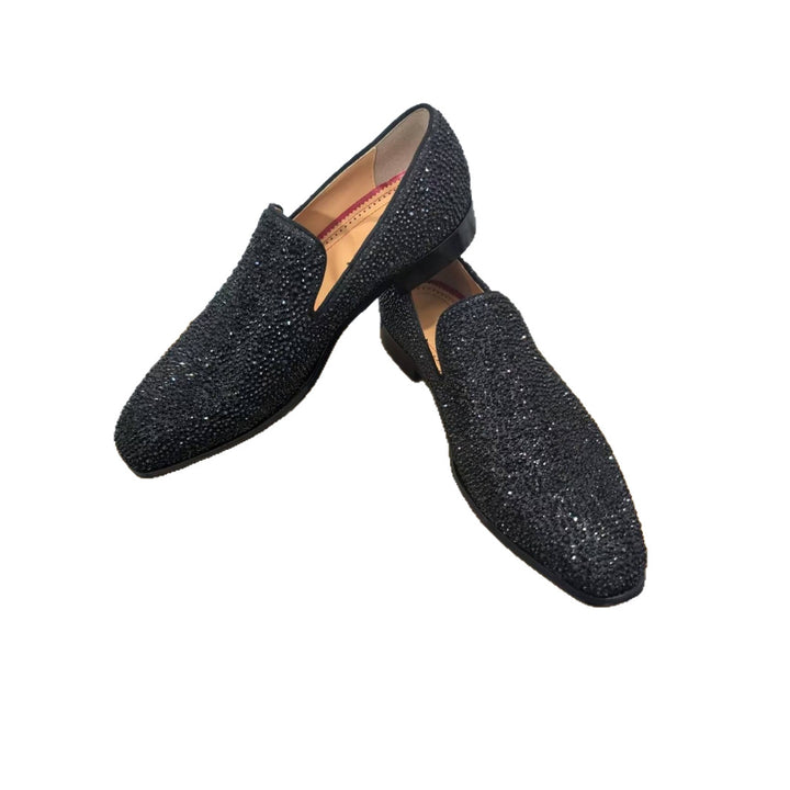 Herrer krystal-dekorerede slippers Stilla