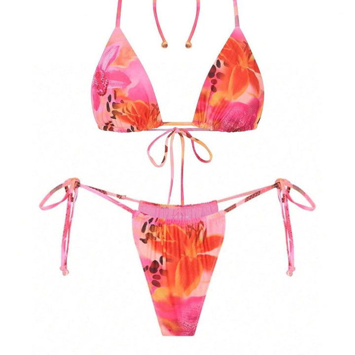 Dame Triangel-Bikini med elegant højskæring Skovae