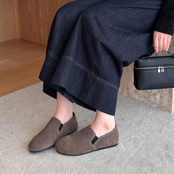 Femme SUEDE Slipper Mules Stilla