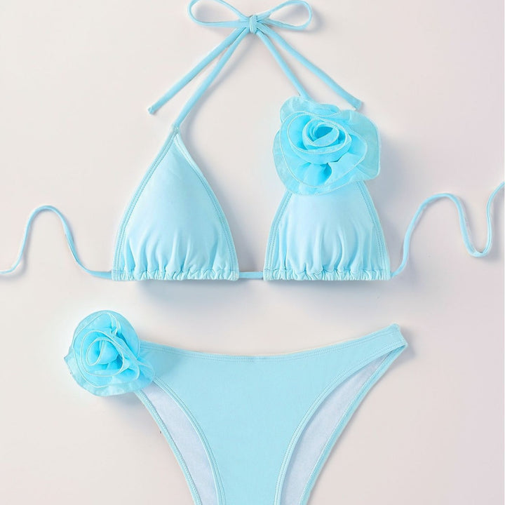 Dame bikini med blomstret design Skovae