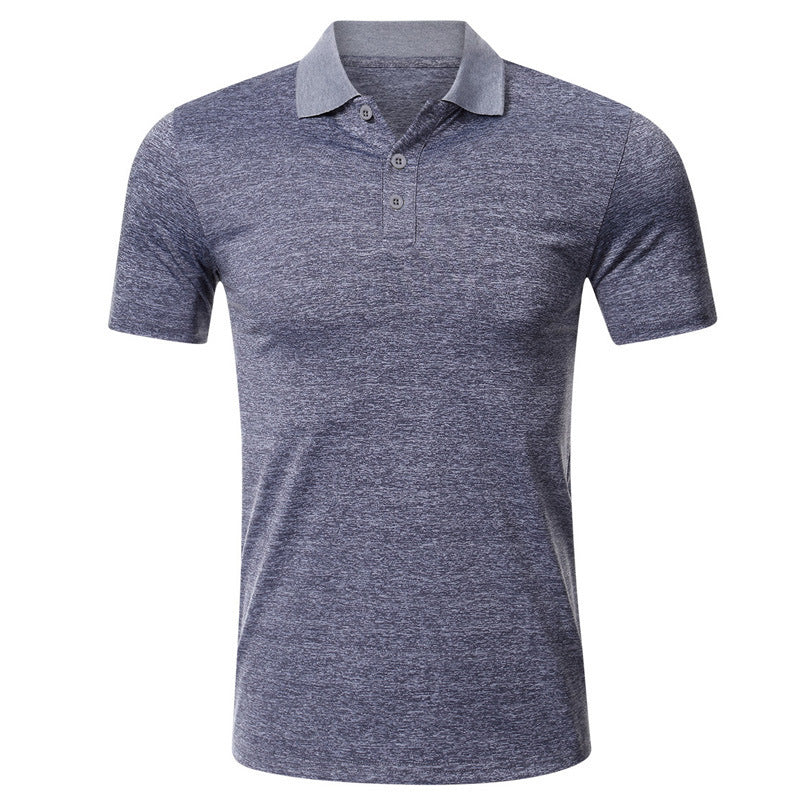 Herrer kortærmet polo-shirt med struktureret stof og kontrastkrave Stilla